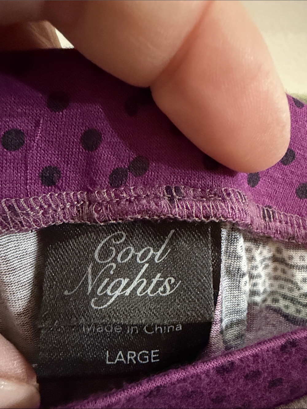 Soma Purple Taupe Floral Camisole & Pants Pajama Set - Picture 2 of 4